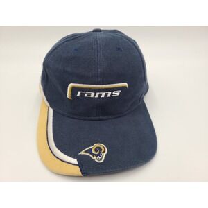 Vintage Youth St Louis Rams Drew Pearson Marketing Adjustable Hat Cap NFL Blue